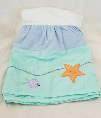 $35.10 • Buy KidsLine Under The Sea Crib Bed Skirt NIP