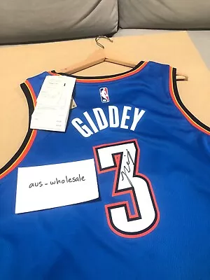 ⚡ Josh Giddey Signed Autograph Authentic Swingman Nike Jersey OKC Thunder ⚡ • $530