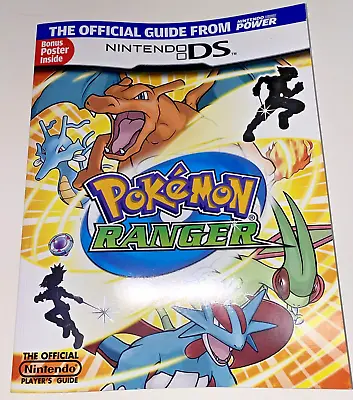 Pokemon Ranger Official Nintendo Player's Guide + Poster - Guide For Nintendo DS • $9.99