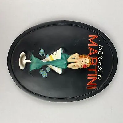Vintage Mermaid Martini Resin Pin-Up Art • $22.50