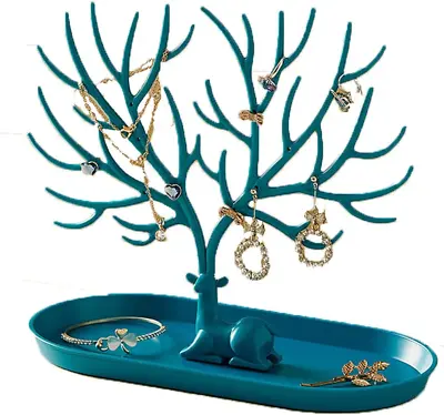 Jewellery Display Stand Holder Earring Necklace Bracelets Watches Jewelry Tree • £10.44