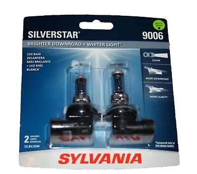 Sylvania Silverstar 9006 Pair Set High Performance Headlight Bulbs NEW • $21.99