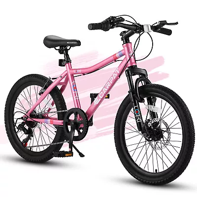 20 Inch Kids Bike Girls Mountain Bike 7 Speed Teenager Children Pink Bicycles • $214.20