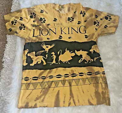 Vintage 90s Disney Lion King 1994 Movie Promo Shirt Mens Large XL Tie Dye RARE • $55