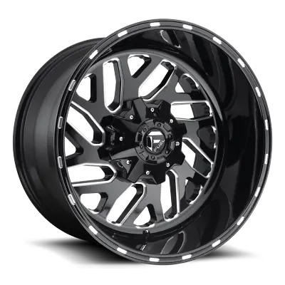 (4) 20x9 Fuel Black & Mill Triton Wheel 5x139.7 & 5x150 For Ford Jeep Toyota GM • $1689.35