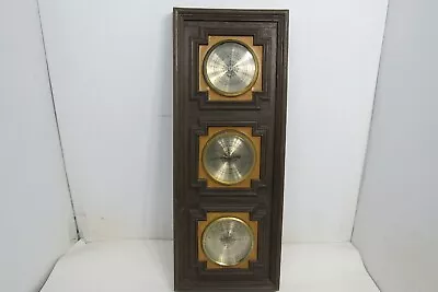 Vintage Cooper Weather Station Wall Hanging Barometer Hygrometer Temperature • $17.99