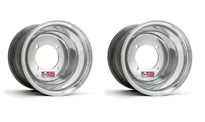 DWT .190 Polished Red Label Rear Wheels Rims PAIR 10  10x9 TRX 450R 400EX 250R • $219.95