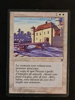 The Moat Legends Italian LP Magic The Gathering  (Reserved List MTG Card) • $1800.88