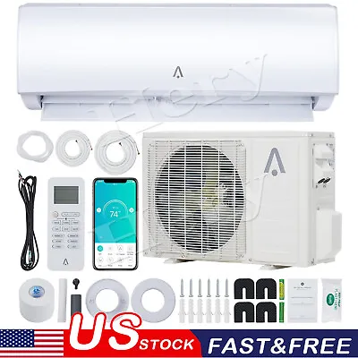 9000/12000/18000/24000 BTU Ductless Mini Split Air Conditioner Heat Pump 19 SEER • $999.99