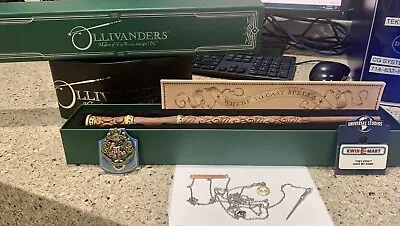 Harry Potter Interactive Wand - English Oak & Phoenix Feather Universal Studios • $79.99