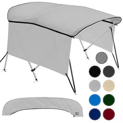 Bimini Tops 900D Marine Canvas W/ Support Poles Side Walls And Storage Boot • $143.99