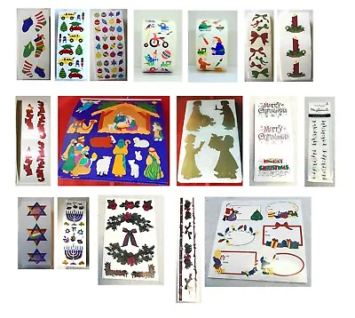 Mrs. Grossman Christmas And Hanukkah Stickers - Out Of Production + 2 New Styles • $2.25