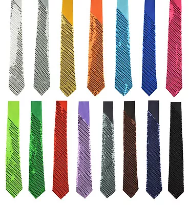 New Style Men's Unisex Sequin Necktie 15 Colors Brand New • $9.99