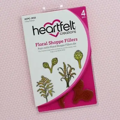 Heartfelt Creations Cling Rubber Stamp Set - Floral Shoppe Fillers • $34.09