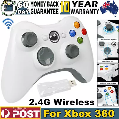 2.4G Wireless Game Controller Gamepad For Microsoft Xbox 360 & Windows PC Gift • $30.99