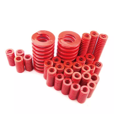 Medium Load Die Mold Spring OD 8mm-40mm TM Red ID 4mm-20mm For Hardware Assembly • $3.99