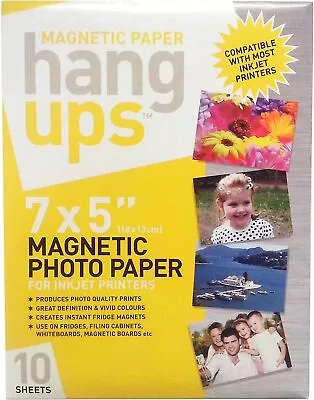 £10.51 • Buy Magnetic Paper - 7 X 5  Magnetic Photo Paper