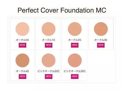 SHISEIDO Perfect Cover Foundation MC BM Concealer Burn Mark Vitiligo Scars JAPAN • $56.99