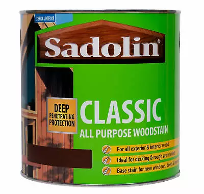Sadolin Classic Woodstain - 1L 2.5L & 5L All Colours & All Sizes • £21.80