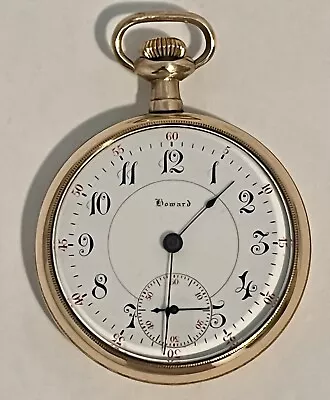 Howard Watch Co Boston  Pocket Watch Series 9 17 Jewels • $225