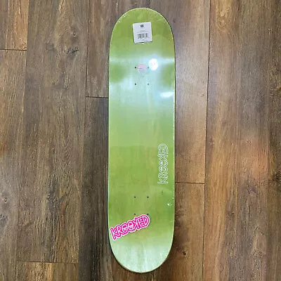 Vans X Krooked Sandoval More Fun Skate Deck Green  8.5 • $38.65