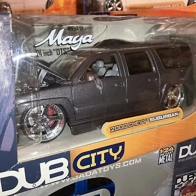 $49.99 • Buy Jada Toys Dub City 1:24 Scale Chevrolet Suburban 53659 Maya Wheels Mint