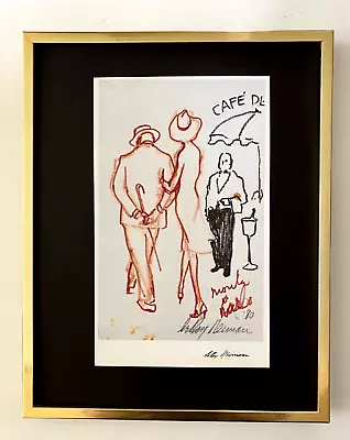 LeRoy Neiman   Montecarlo   Signed Pop Art Mounted And Framed In A New 11x14 • $149