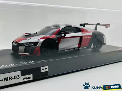 Kyosho Mini-z Body ASC AUDI R8 LMS 2016  Gray/Red  MZP234RGB • $149.95