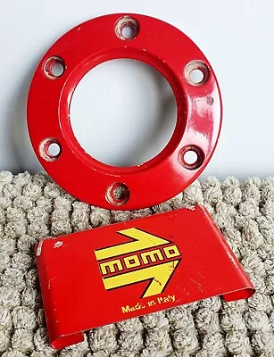 MOMO Metal Ring For Steering Wheel Made In Italy Authentic RARE Red Corse • $49.99