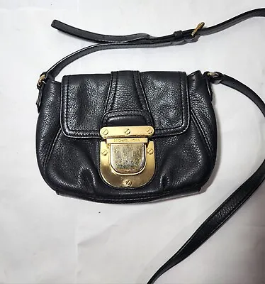 Vintage Michael Kors Charlton Black Leather Crossbody Purse • $14.99