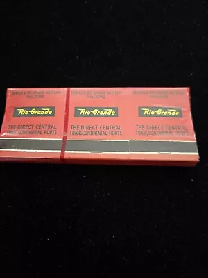 Rio Grande Railroad 6 Pack Matchbooks New In Sleeve Diamond Match Matches • $17