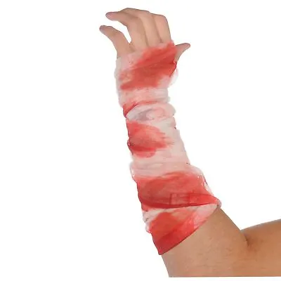 Halloween Roll Of Bloodied Bandage Gauze SFX Costume Accessory Zombie Wound  • £4.40