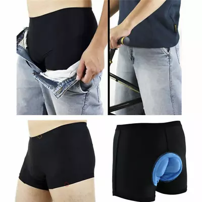 Men's Bike Cycling Underwear Shorts 3D Padded Bicycle MTB Liner Mountain Biking • $10.99