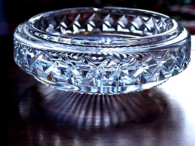 Waterford Crystal Vintage Large 7  Cigar Ashtray Signed Very Heavy! • £35