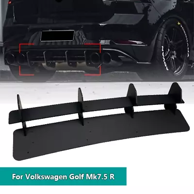 Fit For 2018-2019 Volkswagen VW Golf 7.5R Black Rear Bumper Diffuser Spoiler • $62.99