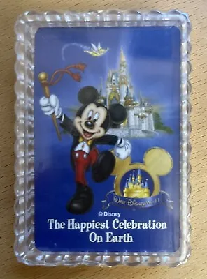 Walt Disney World Playing Cards Mickey Mouse Happiest Celebration On Earth NEW! • $9.99