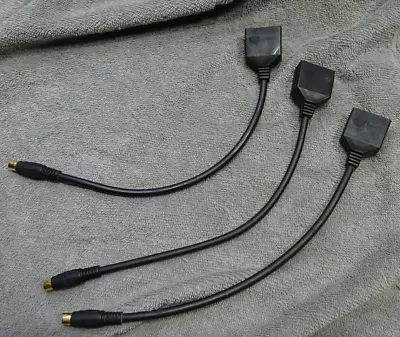 One Old School Zapco Din To Rca Cable Original Oem From Zapco Free Shipping • $75