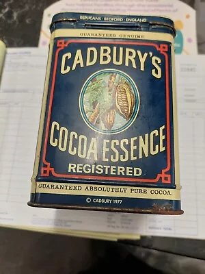 Vintage Retro 1977 Cadbury's Cocoa Essence Replica Tin Of A Victorian Classic • £10