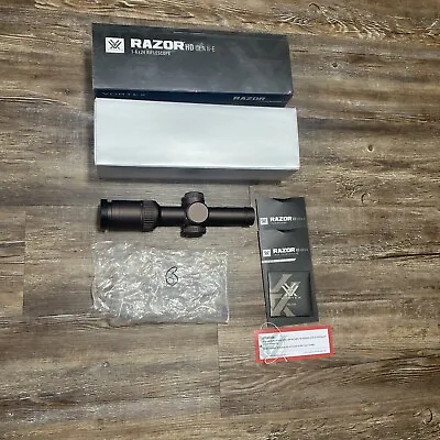 Vortex Optics RZR-16009 Razor HD Gen II-E 1-6x24 VMR-2 MRAD Reticle Riflescope • $1349