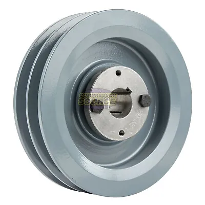 5.5  Dual Groove Pulley Belt B Section 5L With 1  Sheave Bushing • $59.95