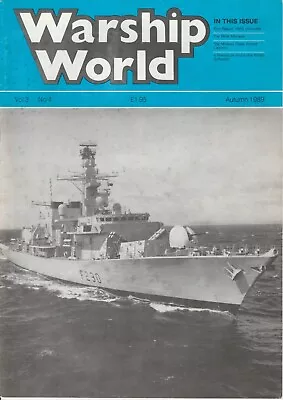 Warship World Volume 3 Number 4 (Autumn 1989) • £3.99