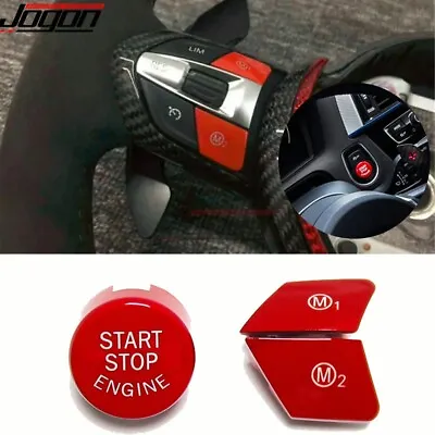 Steering Wheel M1 M2 + Start Button For BMW M2 M3 M4 M5 M6 F10 F06 F15 F16 F80 • $8.99