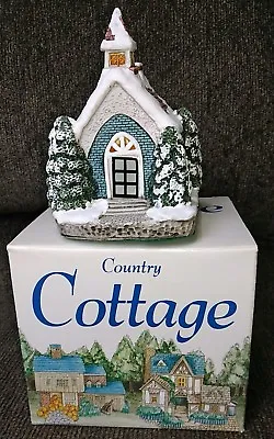 $10.41 • Buy Vintage Christmas Village Church Country Cottage 1992 NONWORKING 