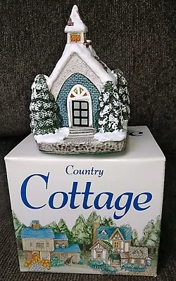 Vintage Christmas Village Church Country Cottage 1992 NONWORKING  • $10.77