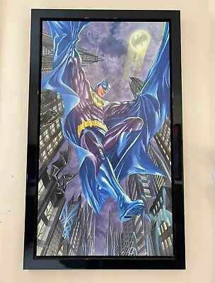 Alex Ross Batman Dark Knight Detective Limited Rare #8/10 Signed Canvas Framed • £3330