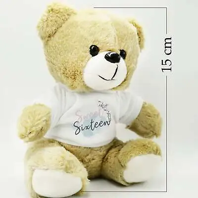 16th Birthday Teddy Bear Super Cute Sweet Sixteen Keepsake • £14.99