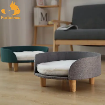 $39.99 • Buy Furbulous Luxury Pet Sofa Bed Round Dog Cat Kitty Puppy Couch Soft Cushion Chair