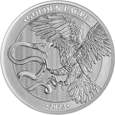 2023 Germania Mint Malta Golden Eagle 1oz Silver BU Coin • $39