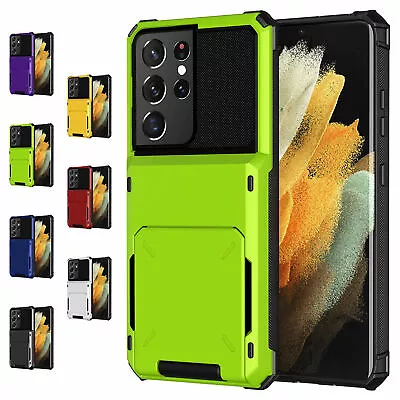 For IPhone 11 12 13 14 Pro Max Slim Shockproof Phone Case With Card Holder Cover • $12.19