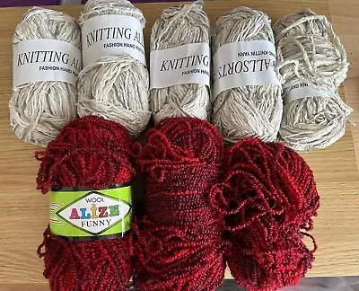 Job Lot Fancy Yarns/wool • £3